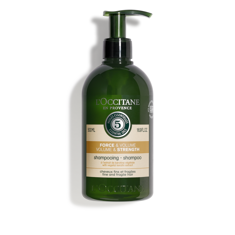 AROMACOLOGÍA ecorecharge strength and volume shampoo