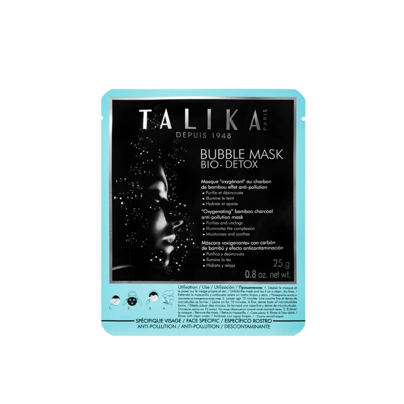 BUBBLE BIO DETOX anti-pollution mask