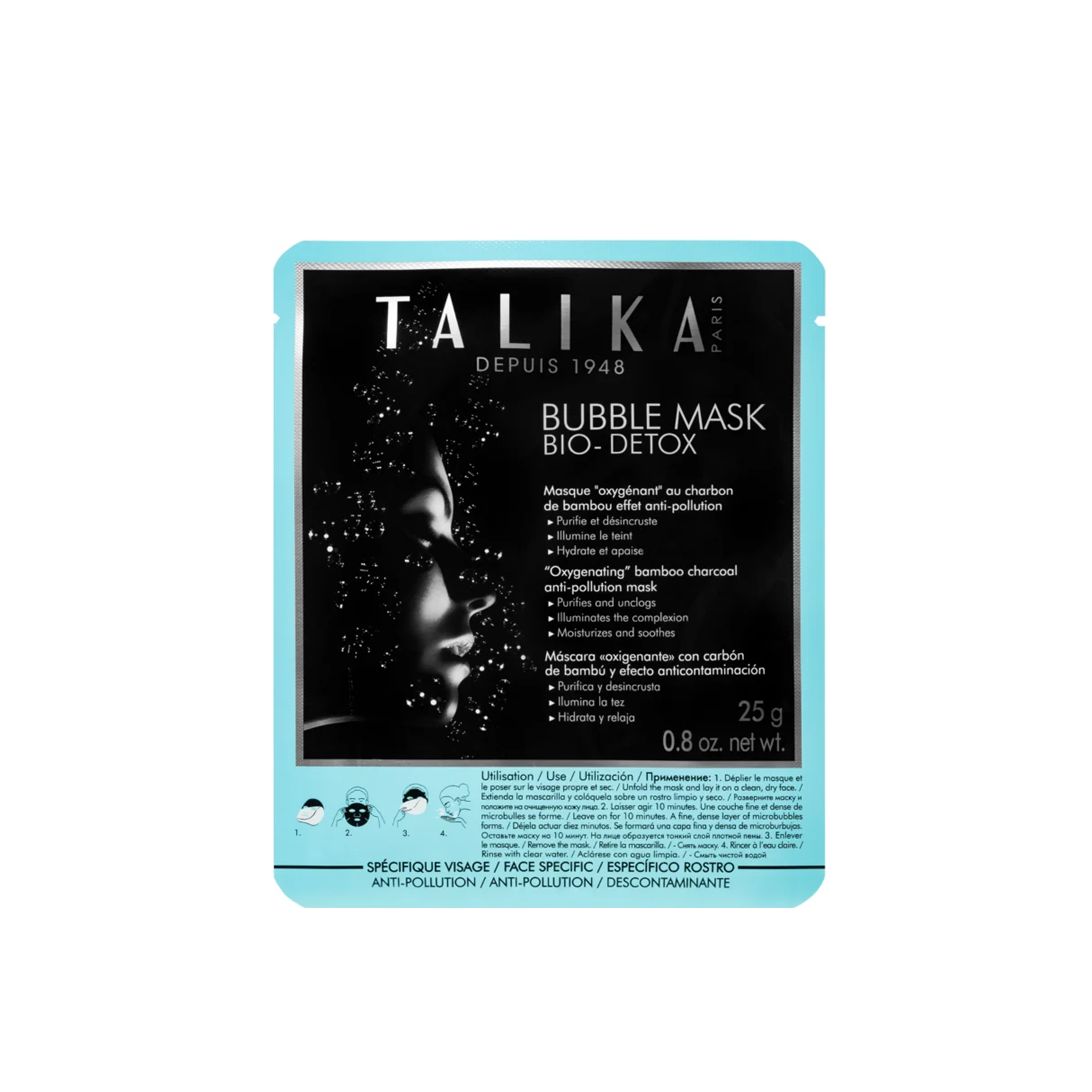 BUBBLE BIO DETOX anti-pollution mask