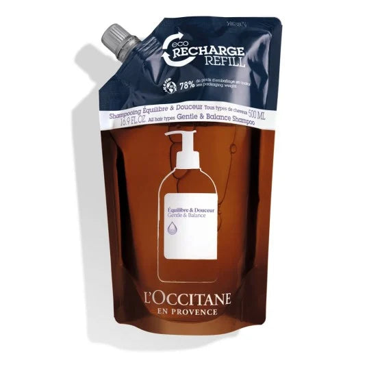 AROMACOLOGY balance and softness shampoo eco-recharge 500 ml