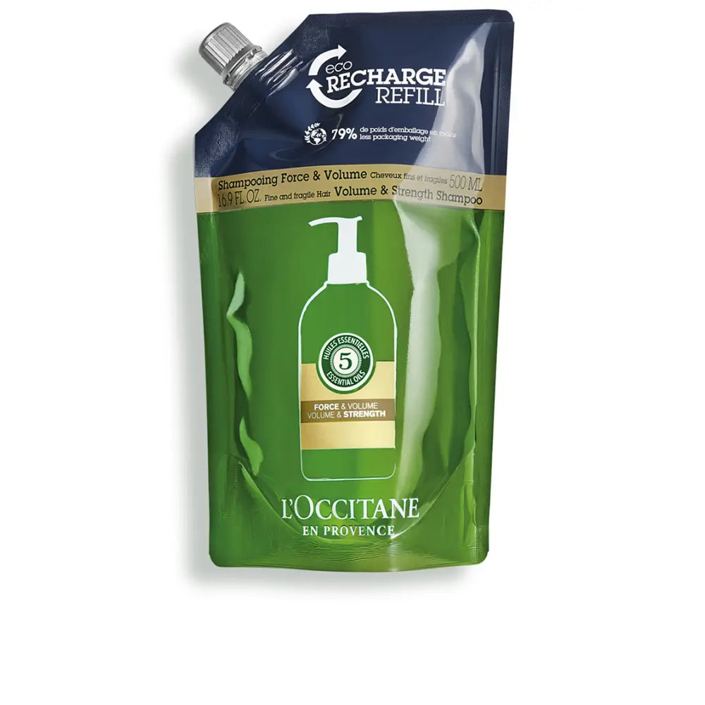 AROMACOLOGY strength and volume shampoo eco-recharge 500 ml