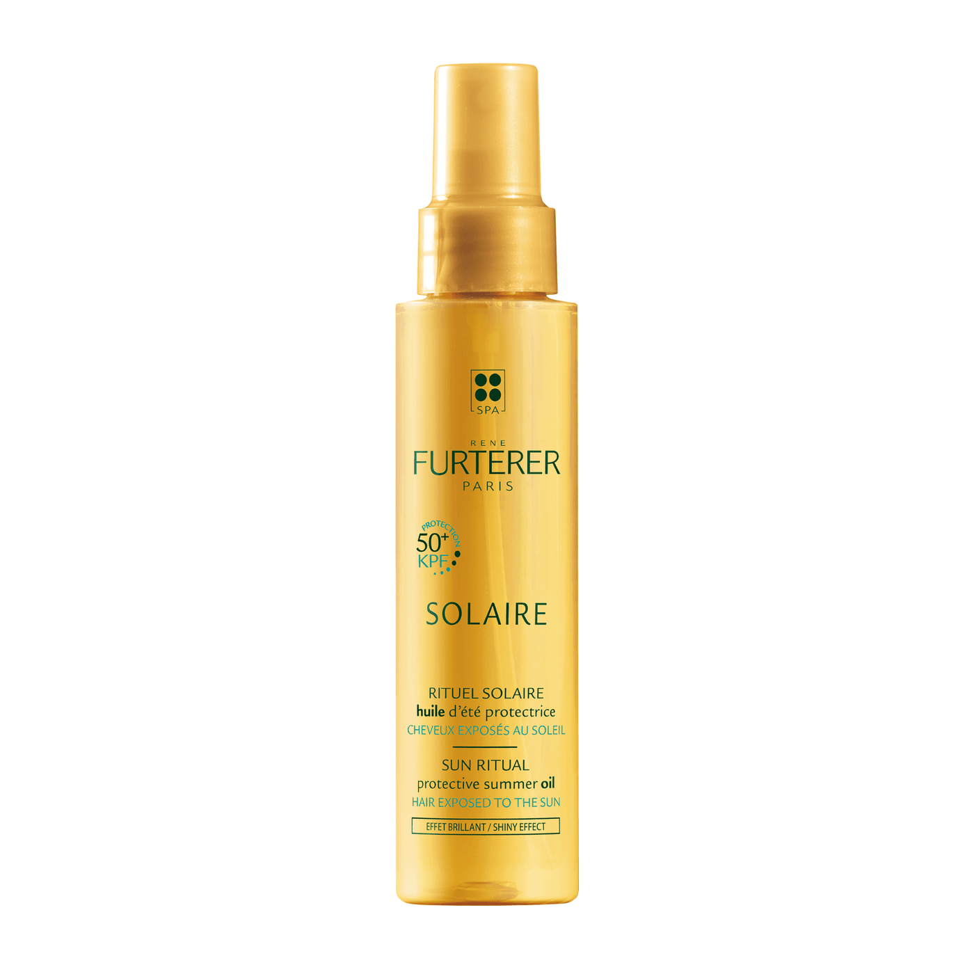 Solar sunscreen oil for hair