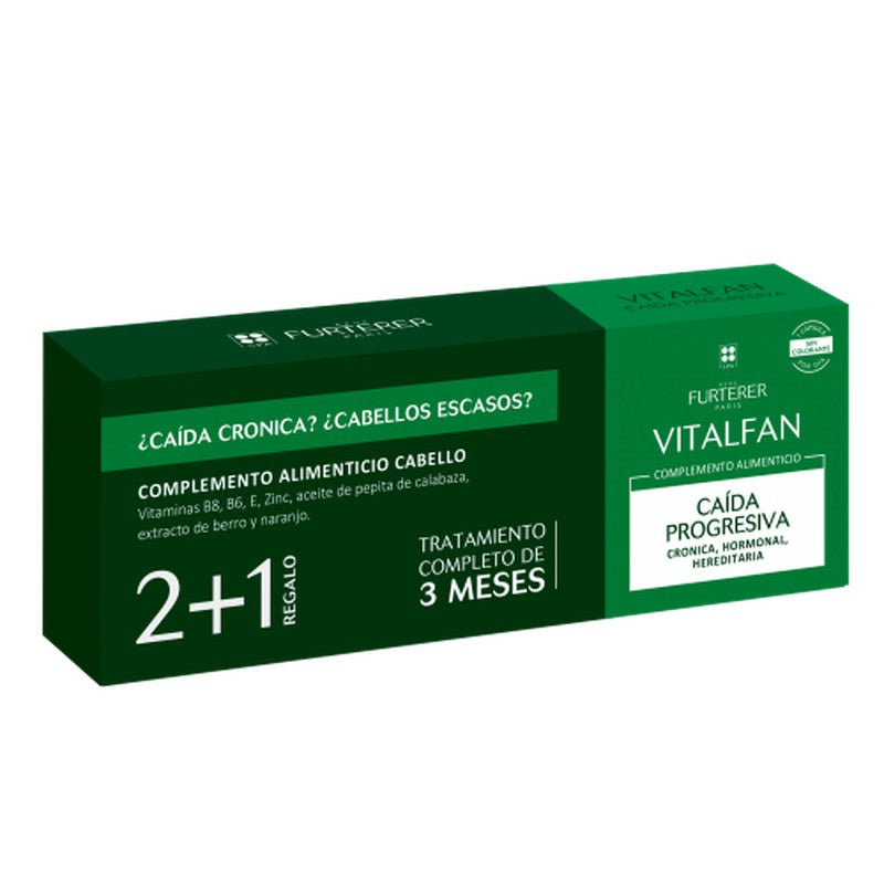 VITALFAN PROGRESSIVE HAIR LOSS food supplement 3 x 30 capsules