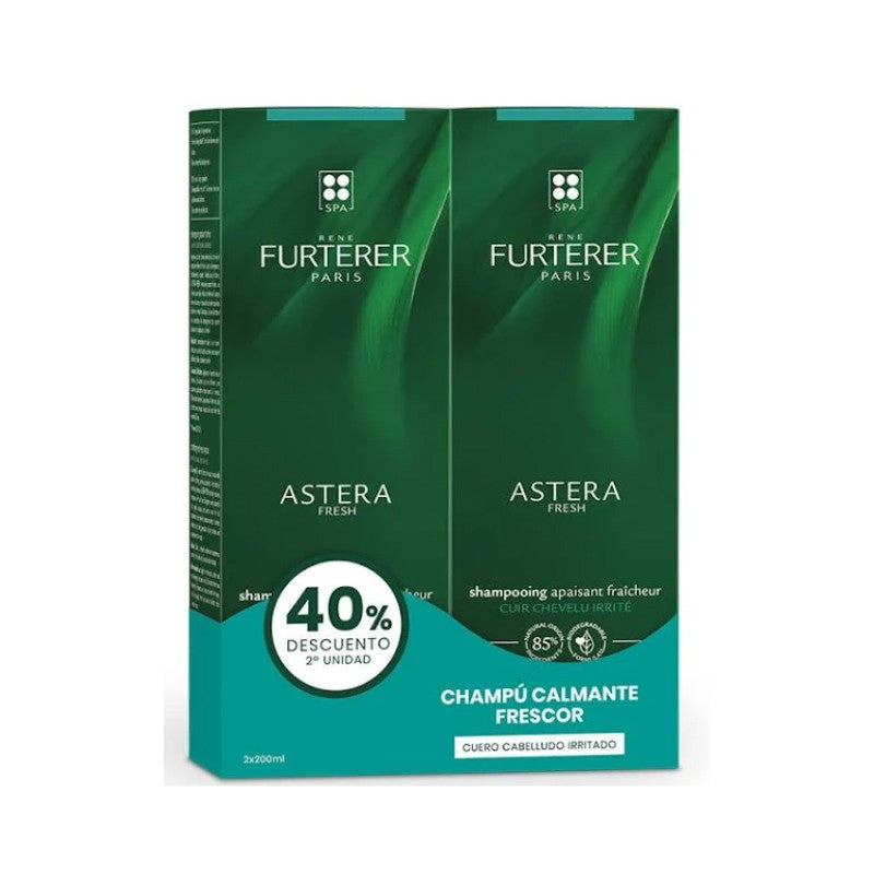 ASTERA FRESH CHAMPÚ CALMANTE FRESCOR LOTE 2 x 200 ml