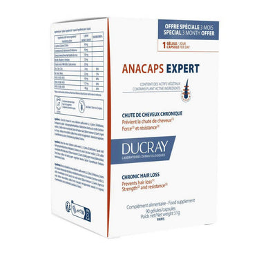 ANACAPS EXPERT food supplement chronic hair loss 90 u