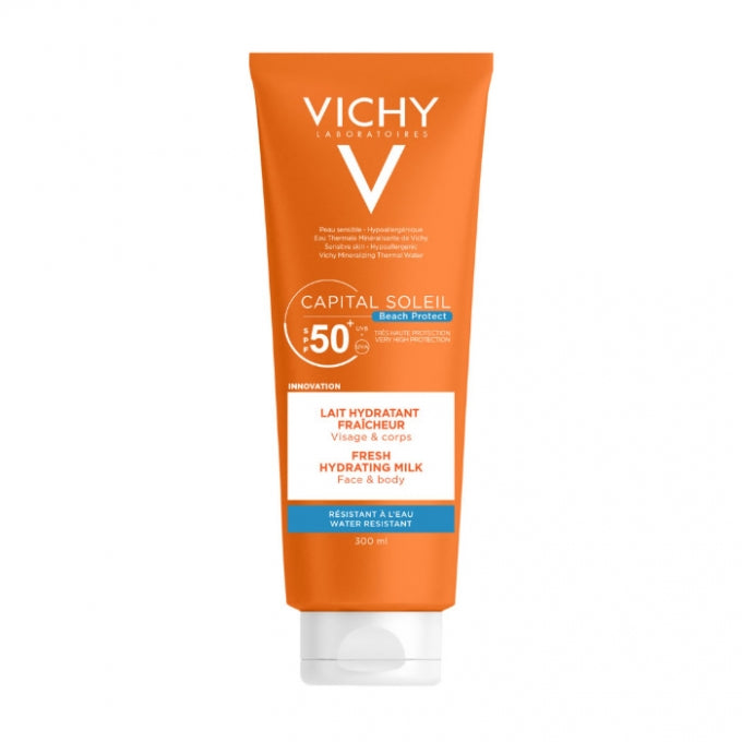 CAPITAL SOLEIL lait hydratant fraîcheur SPF50+