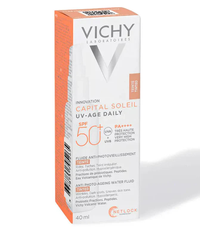 CAPITAL SOLEIL uv-age daily water fluid con color SPF50+