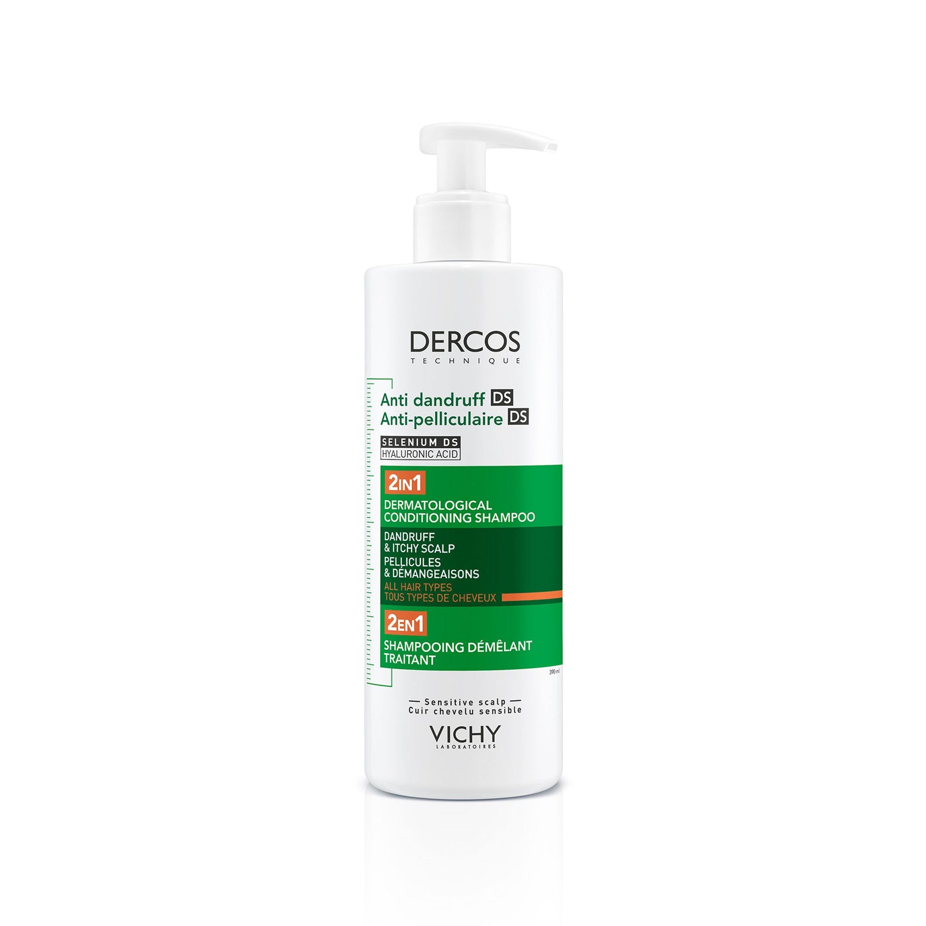 DERCOS TECHNIQUE 2 in 1 anti-dandruff shampoo and conditioner