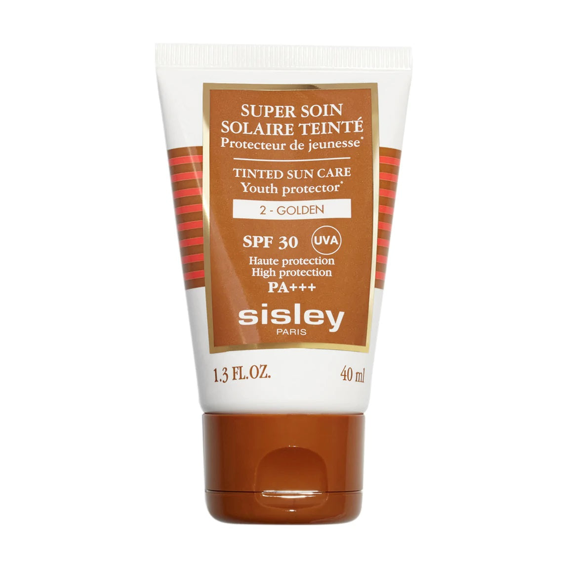 Super Soin Solaire Tinted Sun Care SPF30 protective face coloring cream 2 Golden