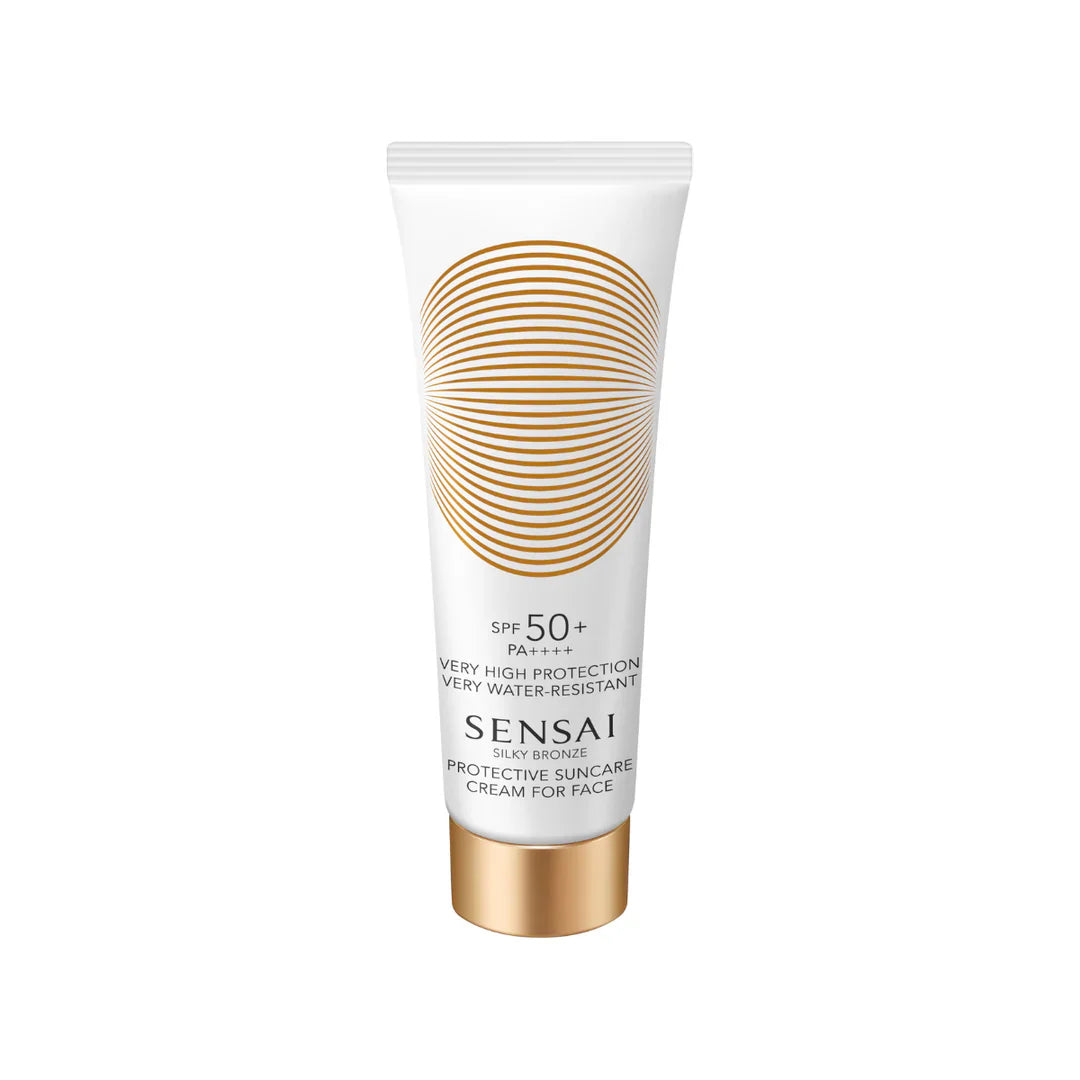 SILKY BRONZE protective suncare cream for face SPF50+ 50 ml