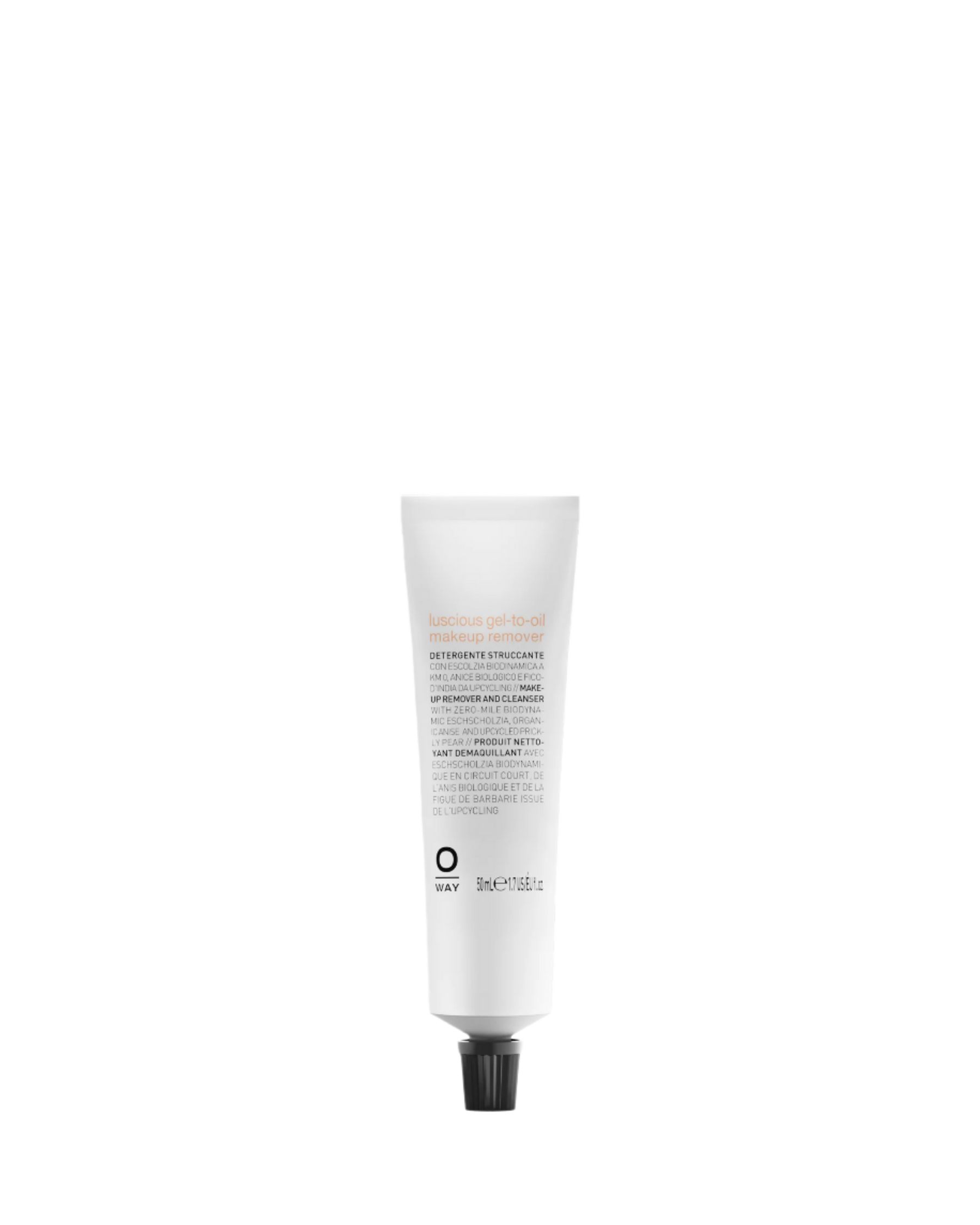 Luscious gel-to-oil make up remover