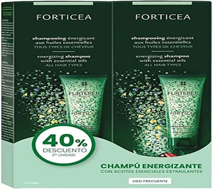 FORTICEA CHAMPÚ ENERGIZANTE LOTE 2 x