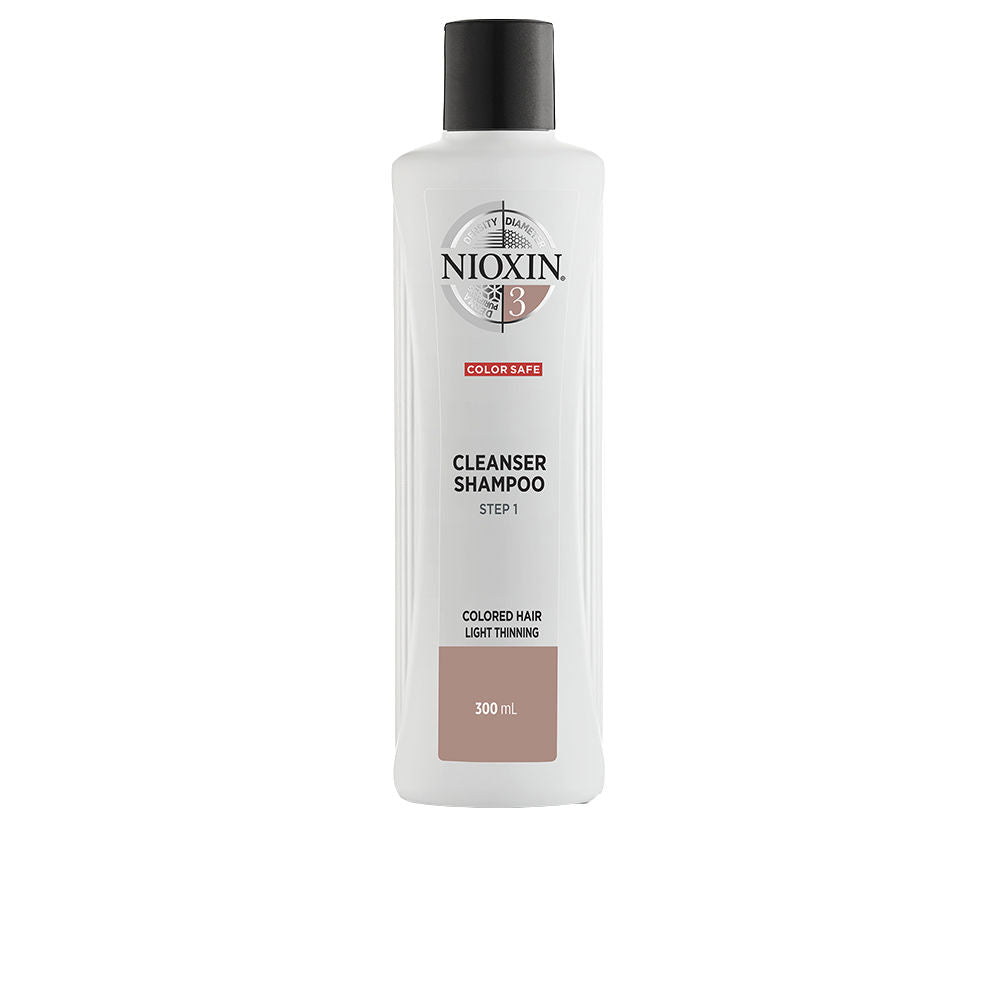 System 3 - shampoo - slightly weakened dyeing hair - step