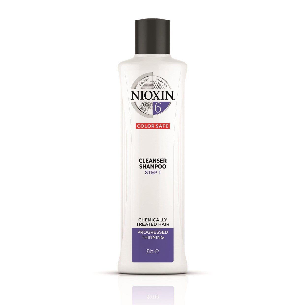 SISTEMA 6 - Champú - Para Cabello Tratado Químicamente y muy Debilitado - Paso 1 300 ml