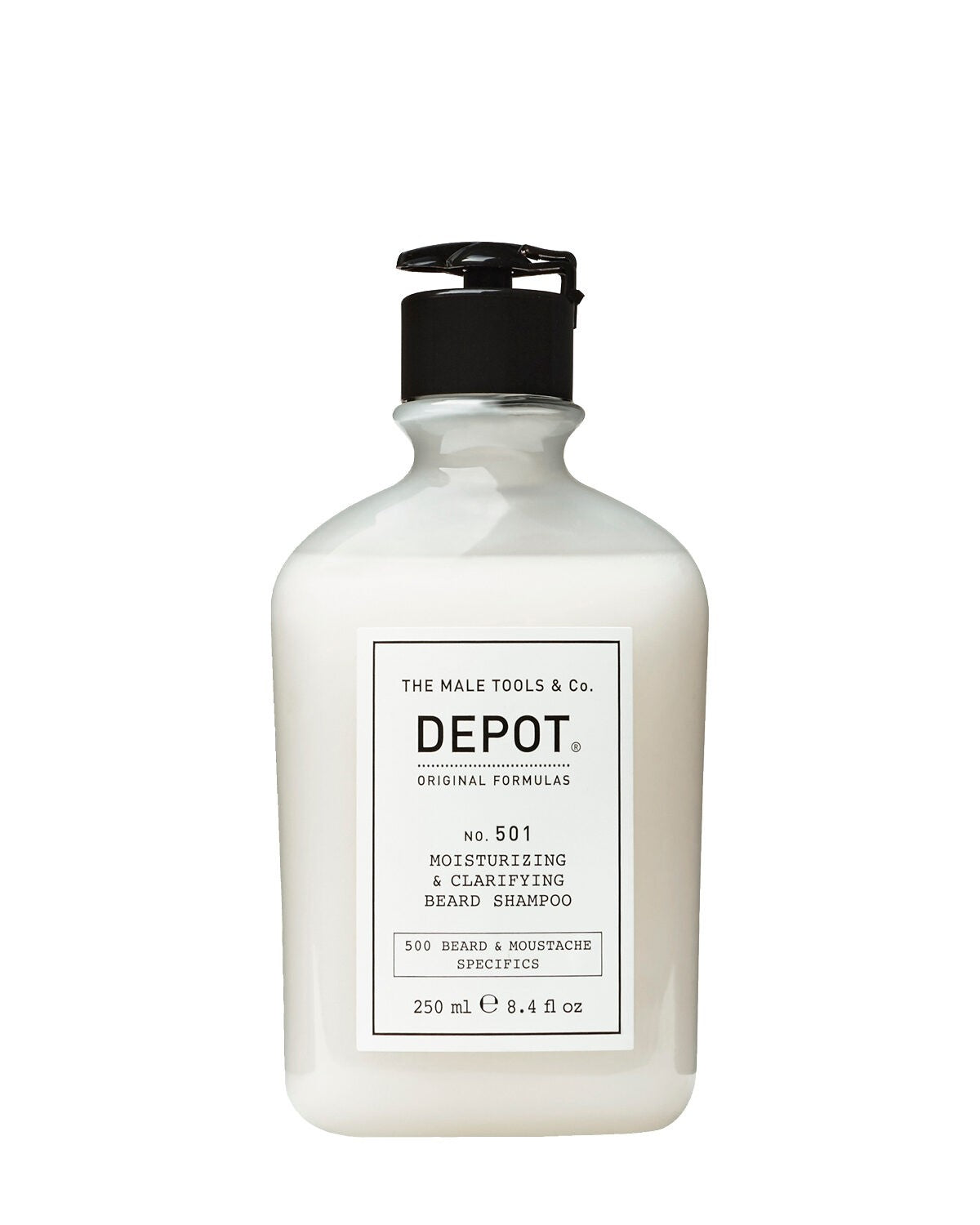 BEARD &amp; MUSTACHE Nº501 moisturizing &amp; clarifying beard shampoo