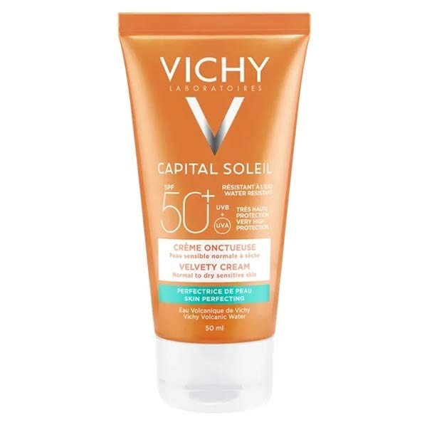 CAPITAL SOLEIL crème onctueuse perfectrice de peau SPF50+