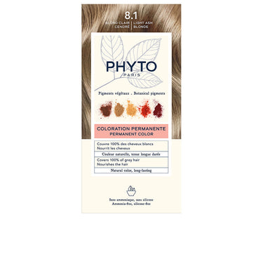 PHYTOCOLOR #8.1-Light Cendre Blonde 4 u