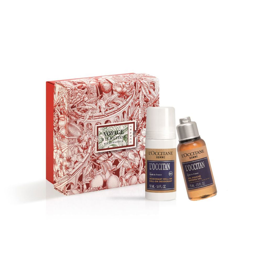 L’OCCITANE SHAVING KIT CASE 2 pcs