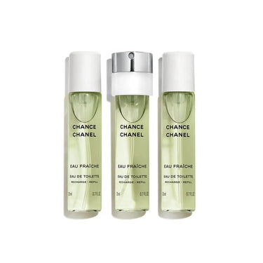 Chance Eau Fraiche Eau de Toilette twist & spray 3 refills