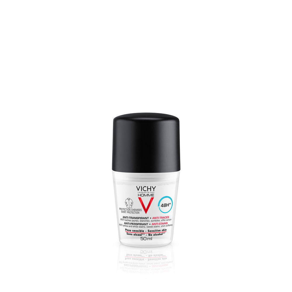HOMME anti-transpirant anti-traces 48h deo roll-on